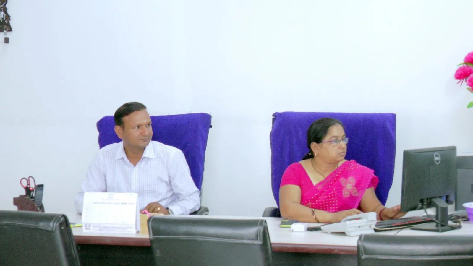 Navodya ITI administrative office staff at work